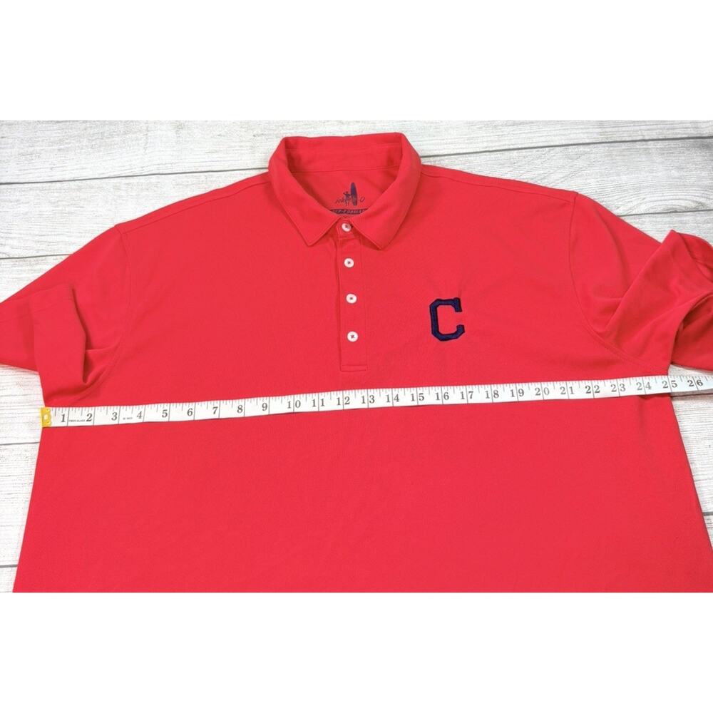 Johnnie-O Men’s Prep-Formance Cleveland Guardians Baseball Polo Shirt Size XXL - Picture 3 of 6